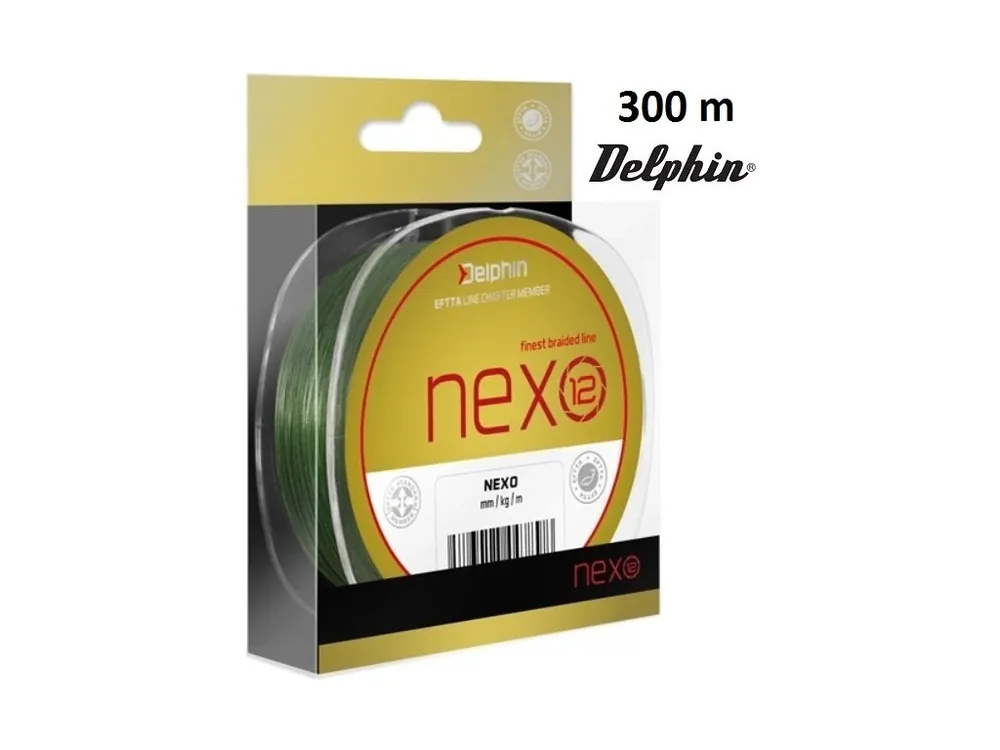 Delphin NEXO 12 pletená šňůra 300 m Zlevněný