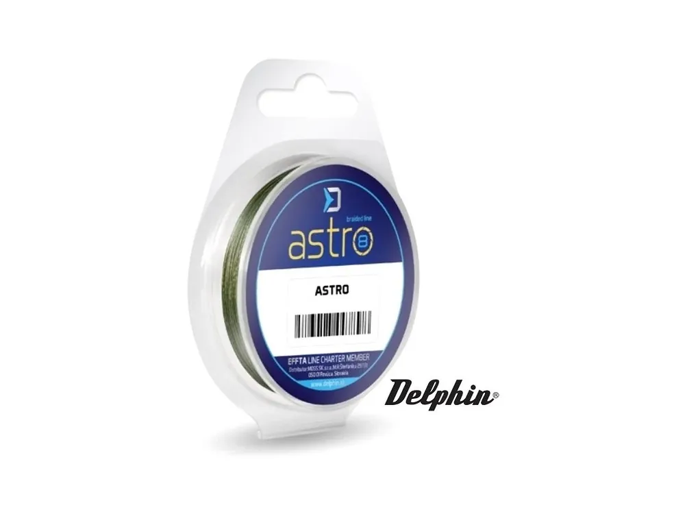 Delphin ASTRO 8 pletená návazcová šňůra 20 m Časově Omezené