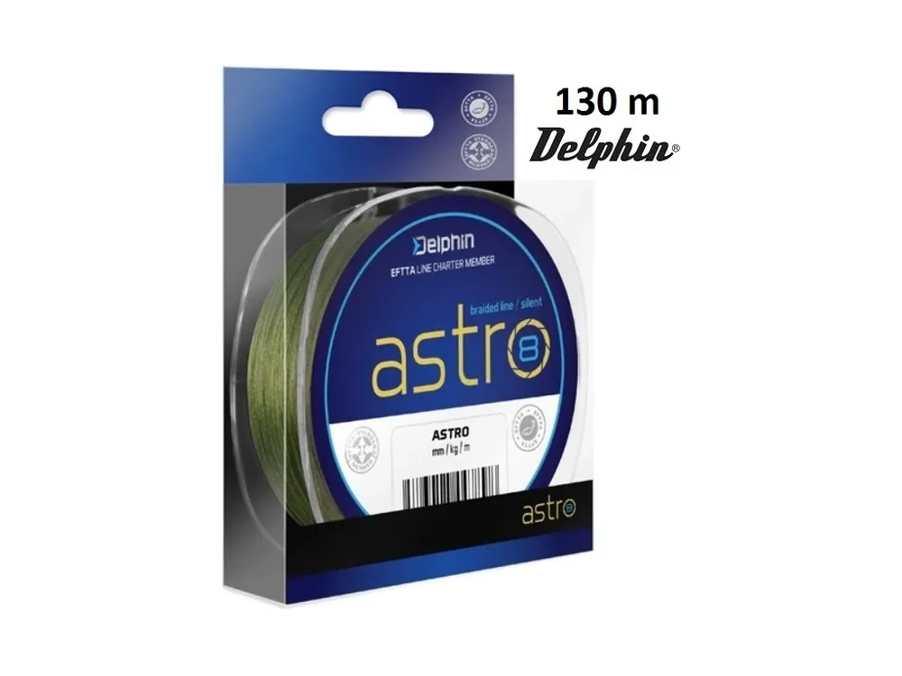 Delphin ASTRO 8 pletená šňůra 130 m Dokud Zásoby Vydrží