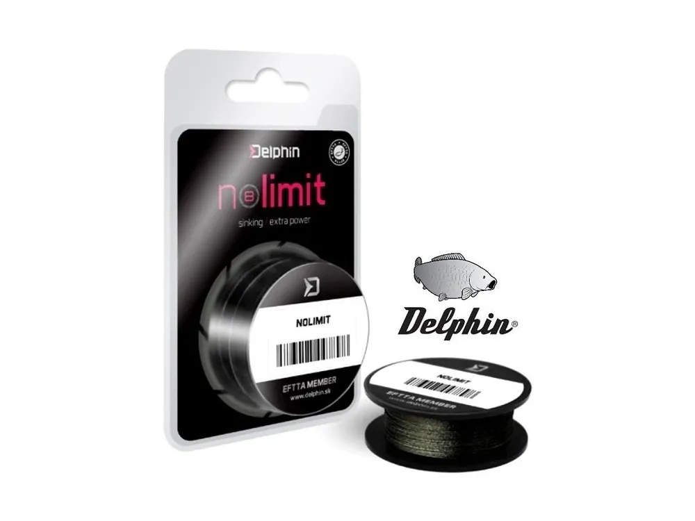 Značkový Delphin Nolimit Hookline kaprařská návazcová šňura 20 m