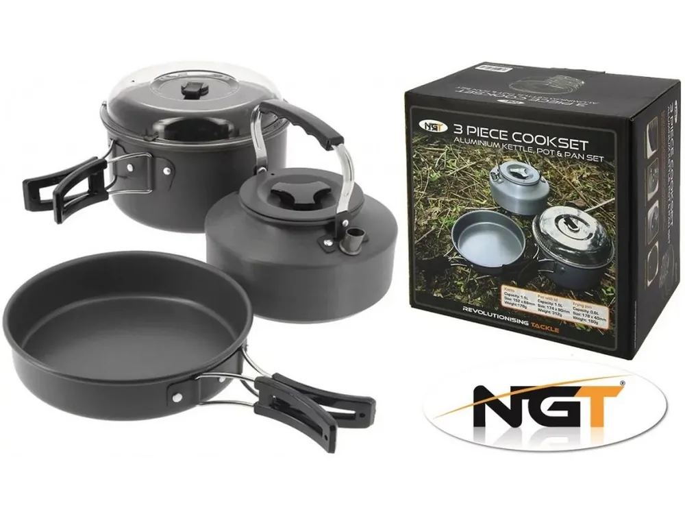 NGT sada nádobí Kettle Pot & Pan Set 3-díl Značkový