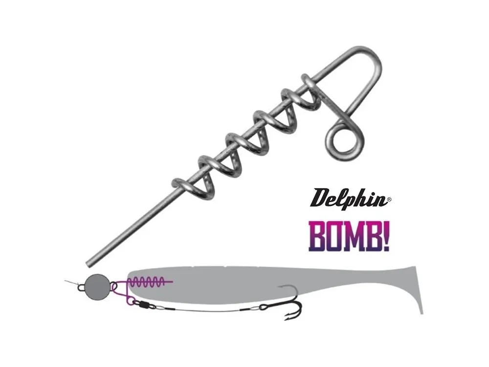 Delphin BOMB! Twisto D-LOCK přívlačový systém - 5 ks Odeslání Ihned