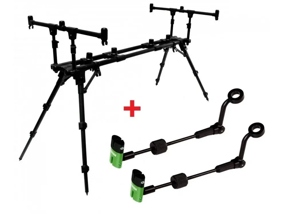 Nakupujte Hned Zfish stojan Rod Pod Construct 3 Rods +2x indikator ZFX mini ZDARMA!
