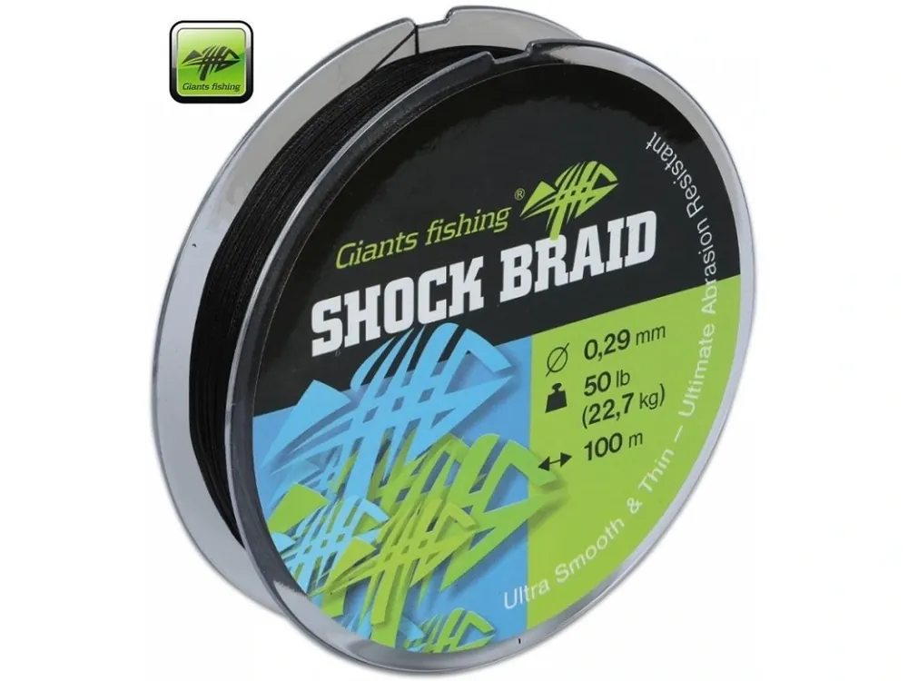 Giants Fishing splétaná šňůra Shock Braid 100 m Značkový