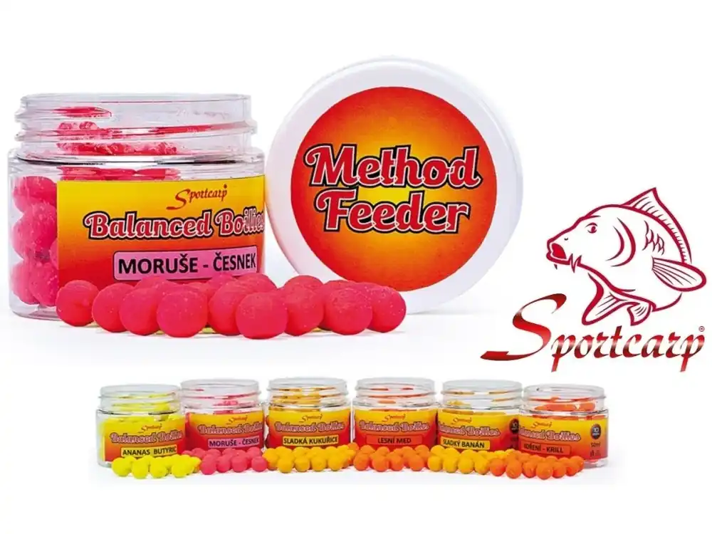 Sportcarp Method Feeder Balanced Boilies Vysoce Kvalitní