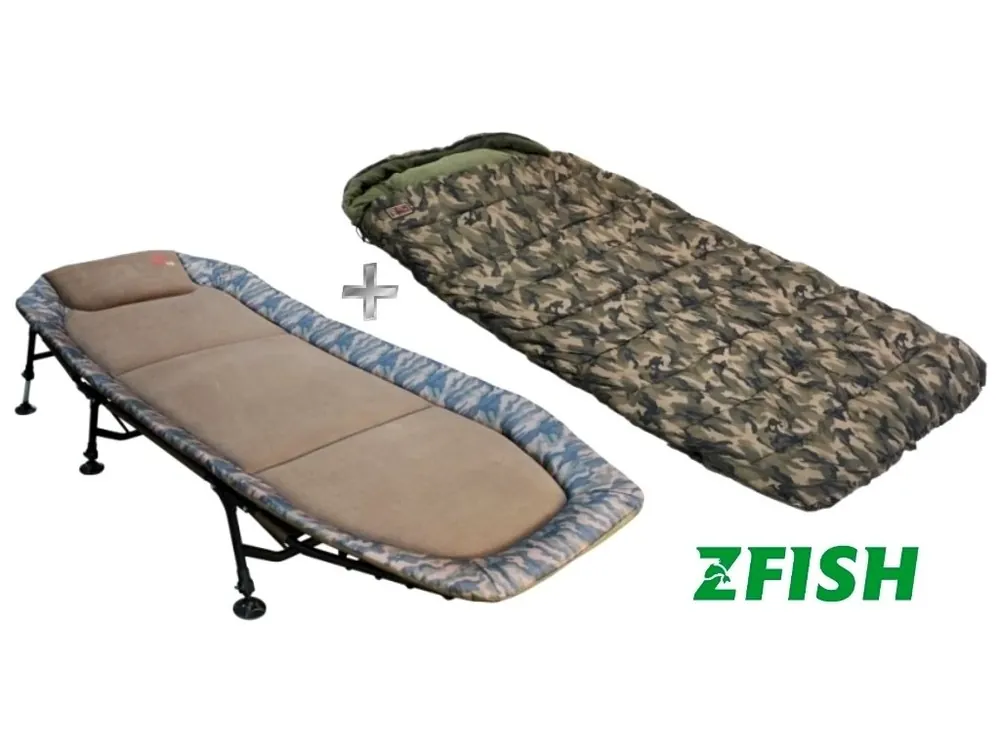 Kup Teď Zfish Camo set Lehátko + spacák