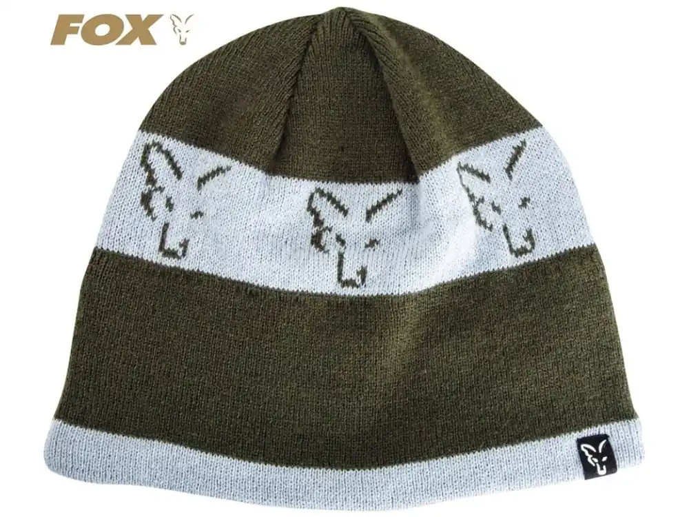Čepice FOX Green/Silver Beanie Cenový Hit