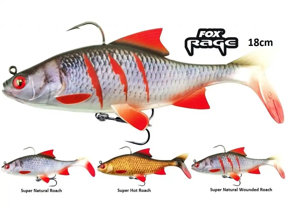 FOX Rage gumová nástraha Replicant Realistic Roach 18 cm/85 g Originální