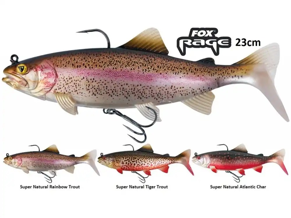 FOX Rage gumová nástraha Replicant Realistic Trout 23 cm/155 g Nakupujte Hned
