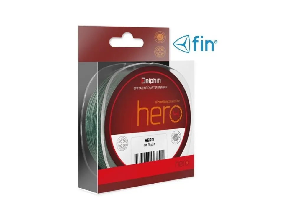 Super Cena FIN pletená šňůra Hero 117 m