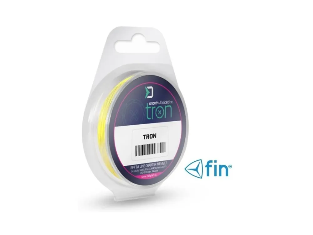Koupit Online FIN návazcová šňůra TRON fluo žlutá - 20 m