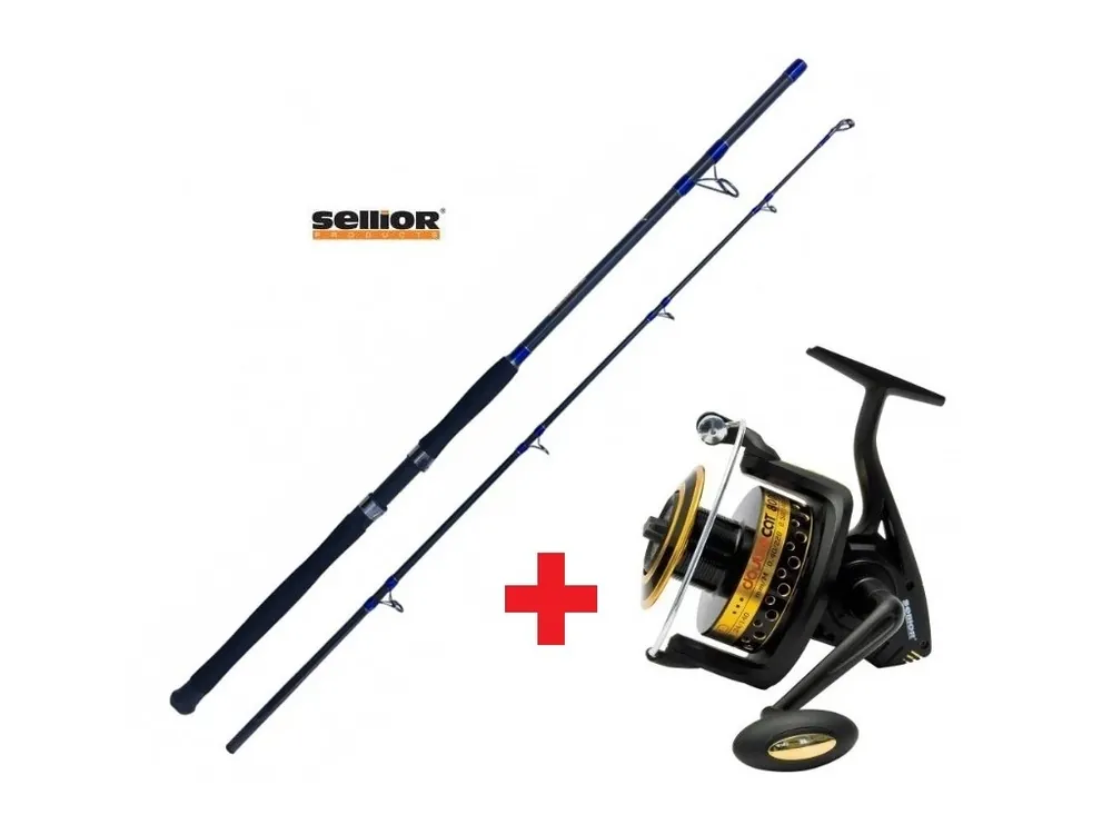 Prut Sellior 2,4 m / 400-600g + naviják Sellior DoubleCat 80 zdarma Pouze Dnes