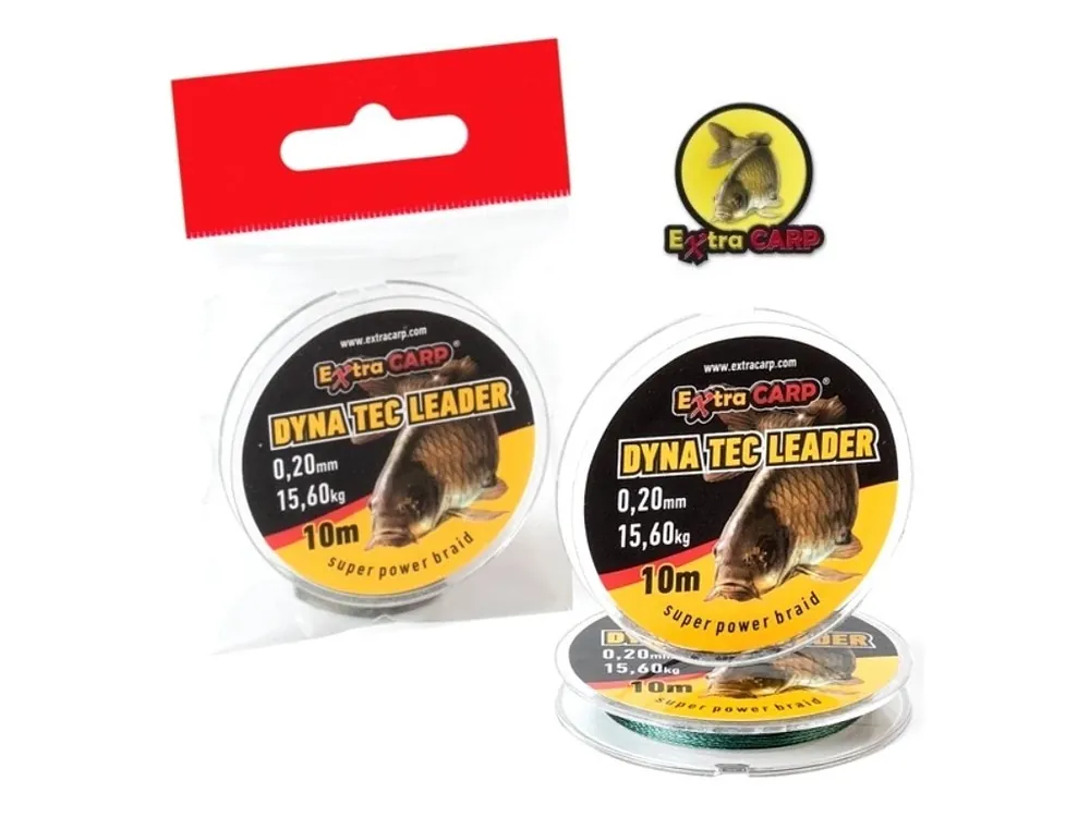 Extra Carp návazcová šňůrka Dyna Tec Leader 10 m Zlevněný