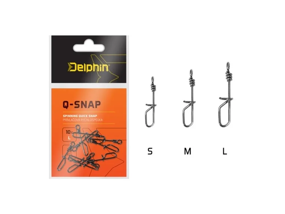 Přívlačová rychlospojka Delphin Q-SNAP - 10 ks Originální