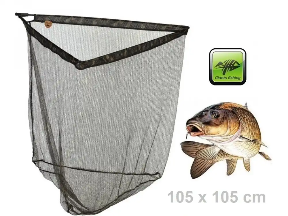 Hit Sezóny Giants Fishing podběráková hlava Carp Net Head Camo 105 x 105 cm