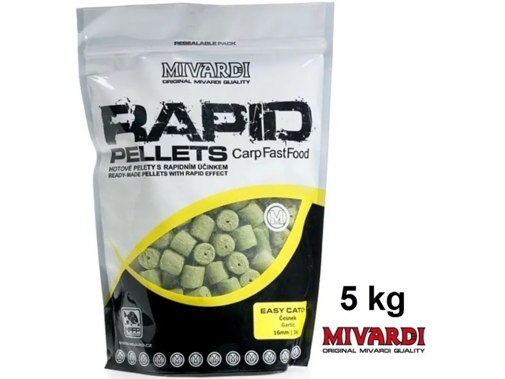 Mivardi pelety Rapid Easy Catch Česnek 5 kg Akce