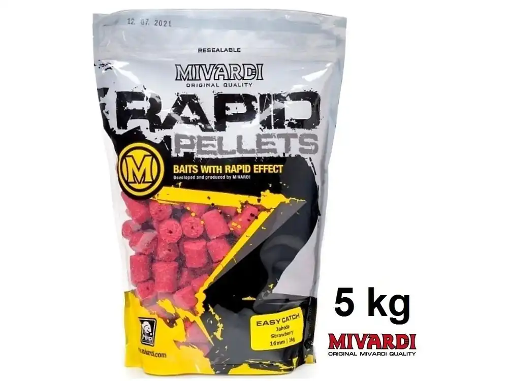 Mivardi pelety Rapid Easy Catch Jahoda 5 kg Objednat Nyní