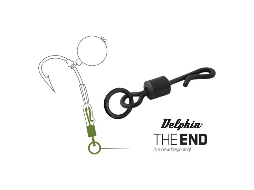 Výprodej Delphin THE END rychloobratlík s kroužkem - 10 ks