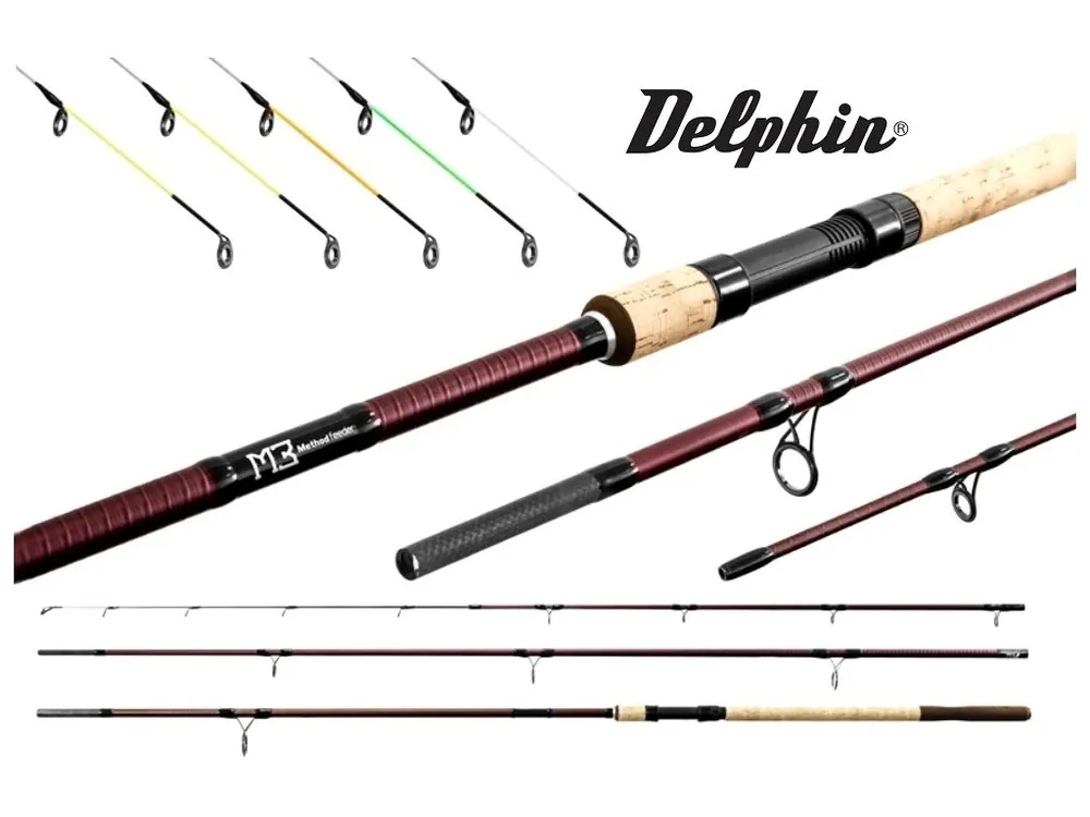 Prut Delphin MAGMA M3 Method feeder + 5 špiček Hit Sezóny