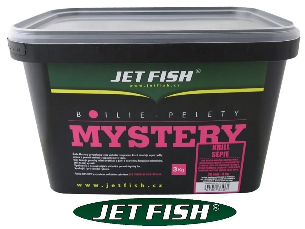 Jet Fish Mystery boilies 20 mm/3 kg Vysoce Kvalitní