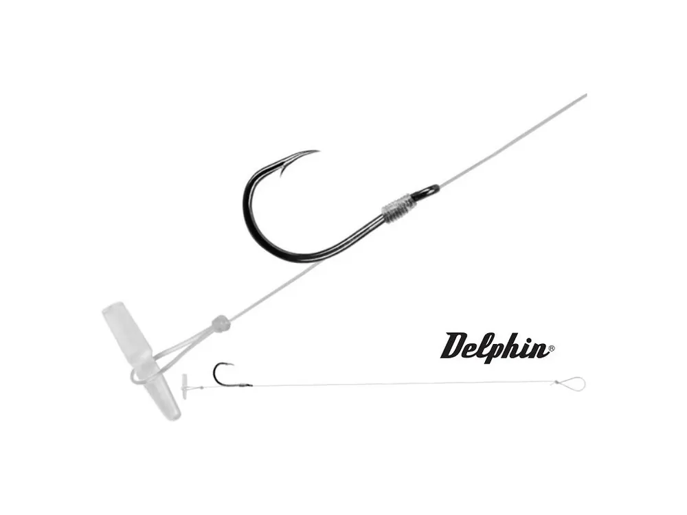 Zlevněný Feederový návazec Delphin FLR Quickstop / 6 ks