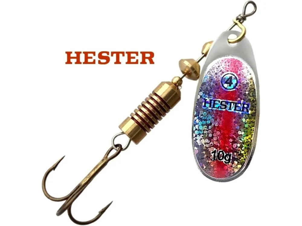Aktuální Hester Fishing rotační třpytka Ospray Rainbow Trout