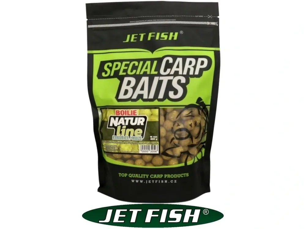 Jet Fish boilie Natur Line kukuřice 20 mm/800 g Cenově Výhodný