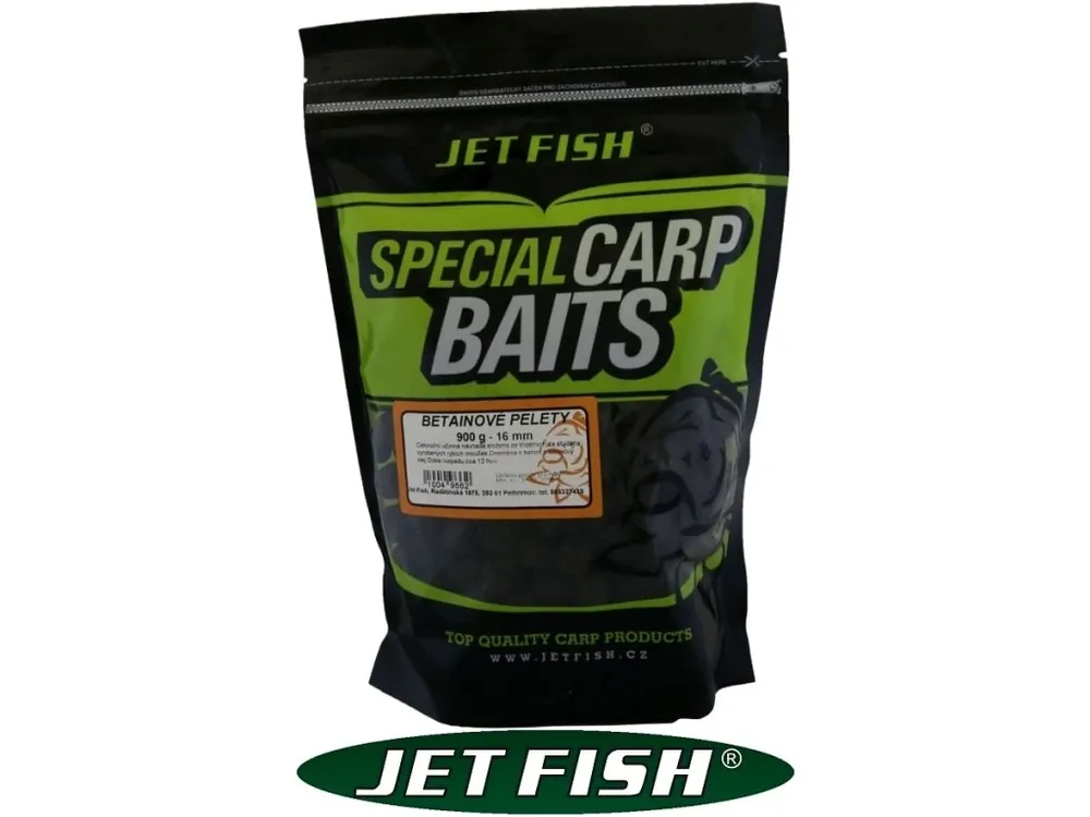 Omezená Nabídka Jet Fish Special Carp Baits betainové pelety 900 g