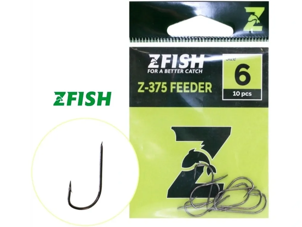 Horká Nabídka Zfish háčky Feeder Hooks Z-375 - 10 ks
