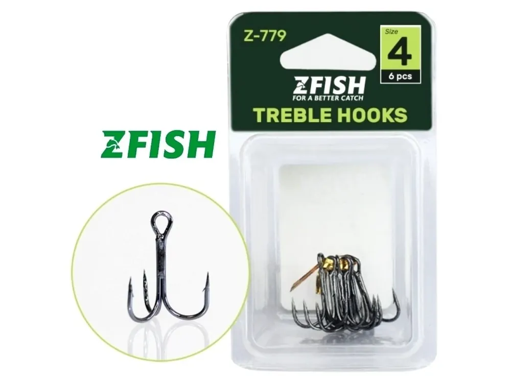 Sleva Zfish trojháčky Treble Hooks Z-779