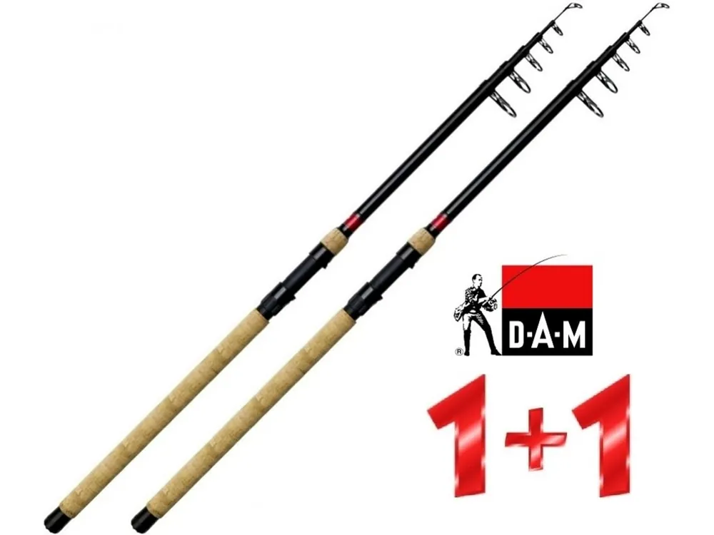 Levný Prut DAM Spezi Stick II Tele Pike 3,30 m/50-100 g - AKCE 1+1