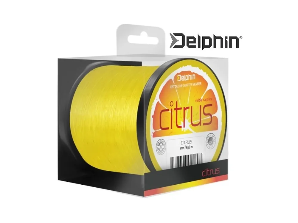 Vlasec Delphin CITRUS žlutý 600 m Výprodej
