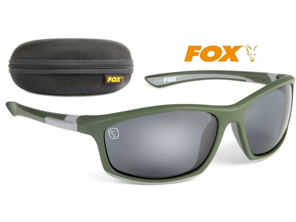 Sleva Polarizační brýle FOX Collection Green & Silver Frame/Grey Lens