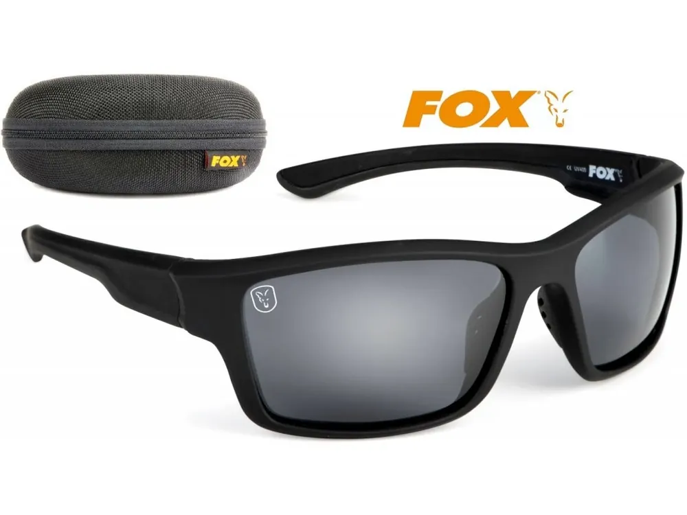 Originální Polarizační brýle FOX Avius Wraps Matt Black Frame/Grey Lens