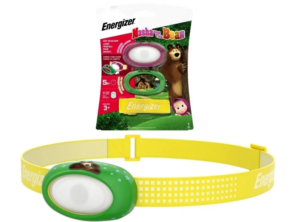 Dokud Zásoby Vydrží Dětská čelovka Energizer Kids Headlamp Masha and The Bear