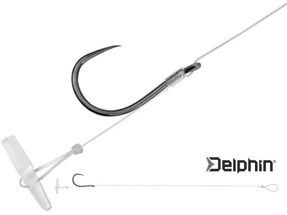 Oblíbený Feederový návazec Delphin FLR Quickstop SMUTER / 6 ks