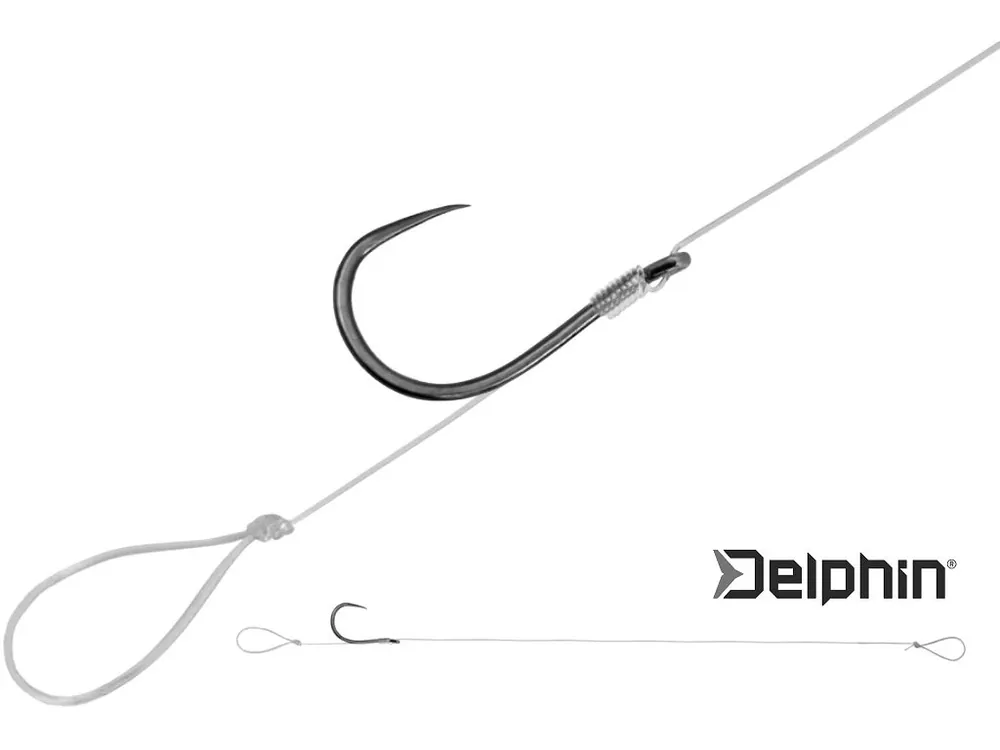Super Cena Feederový návazec Delphin FLR Loop SMUTER / 6 ks