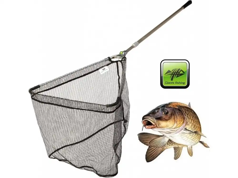 Koupit Online Giants Fishing podběrák Strong Alu Rubber Landing Net 2,2 m/50x50 cm