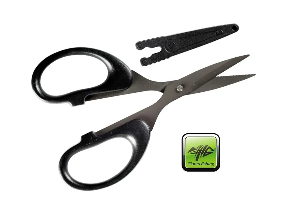 Giants Fishing nůžky černé Scissors with Safety Cap Nakupujte Hned