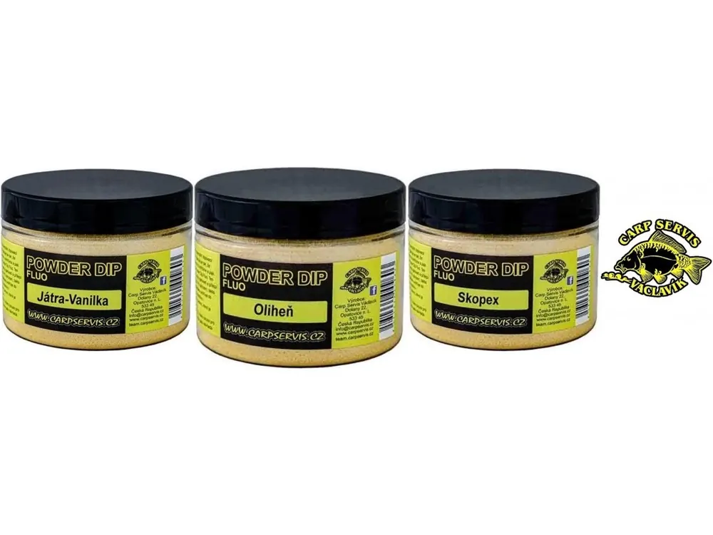 Carp Servis Václavík Fluo Powder dip 70 g Odeslání Ihned