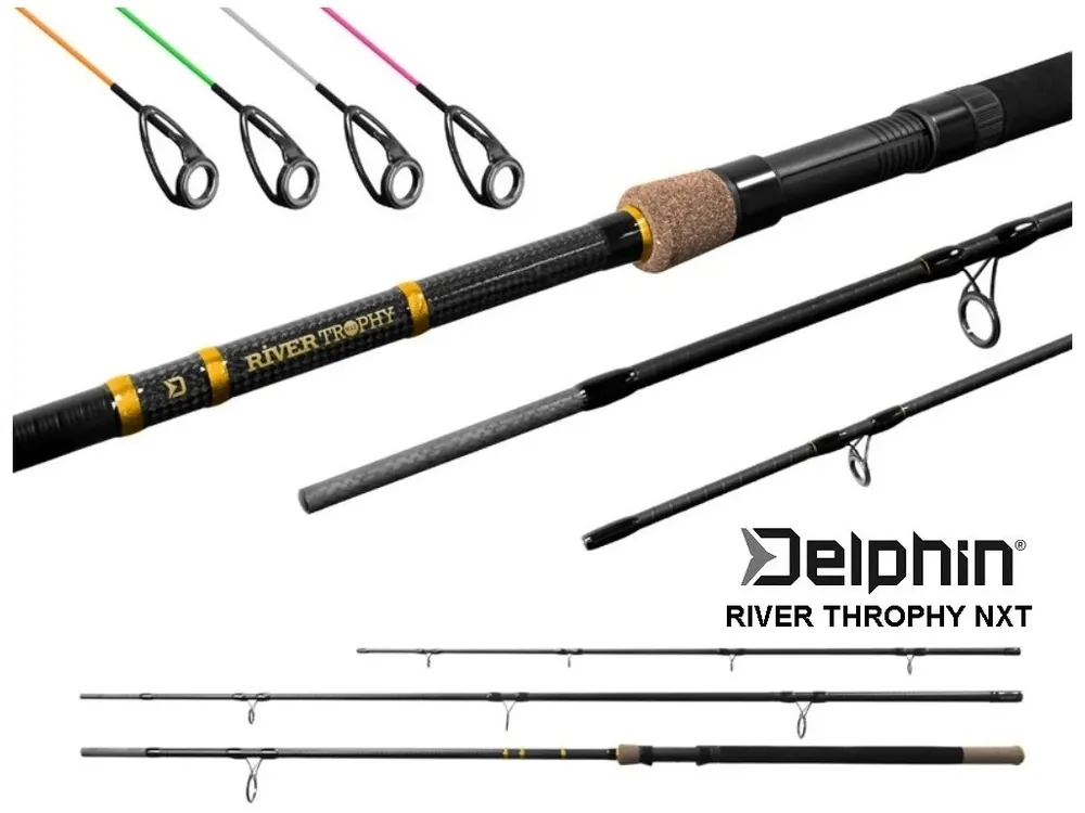 Cenový Hit Prut Delphin RIVER Trophy NXT + 4 špičky