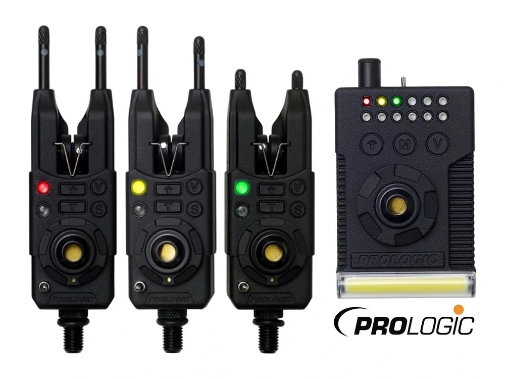 Nejprodávanější Sada hlásičů záběru Prologic Fulcrum RMX-PRO Bite Alarm Presentation Set 3+1