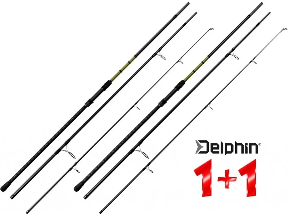 Cenová Bomba Pruty Delphin PARTISAN Carp 360 cm/3,50 lbs (3 díly) - AKCE 1+1