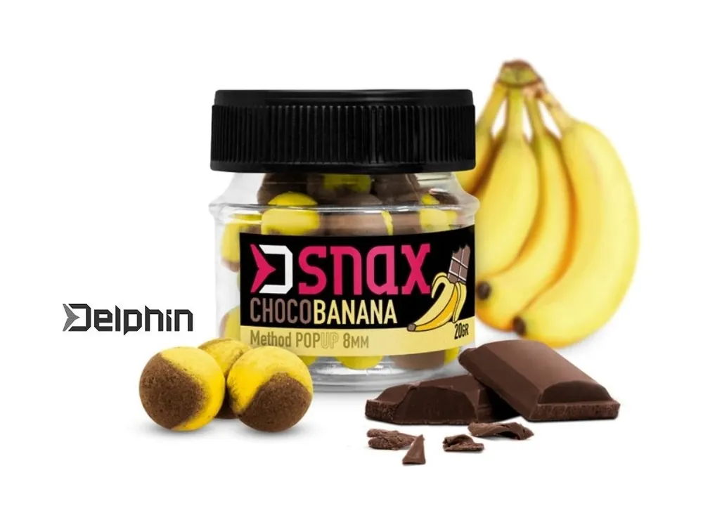 Delphin nástraha D SNAX POP UP Čokoláda-Banán 20 g Nejlepší Volba