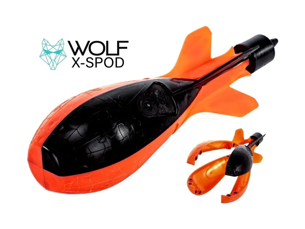 Zakrmovací raketa Wolf X-Spod Performance Orange/Black Bezpečná Platba