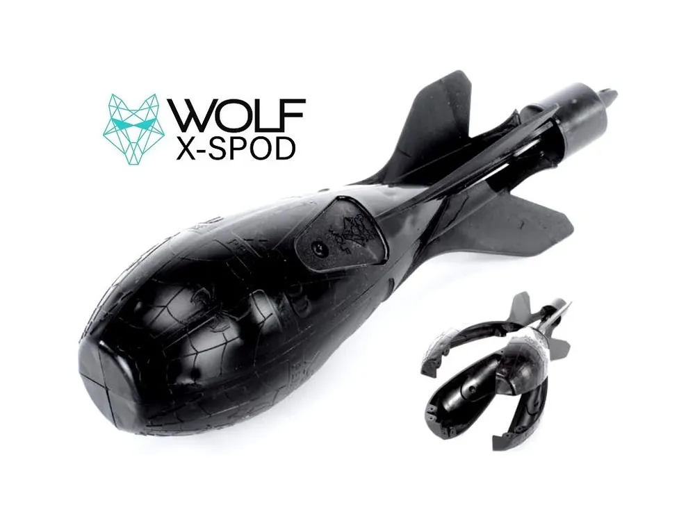 Jen Po Omezenou Doba Zakrmovací raketa Wolf X-Spod Performance Black