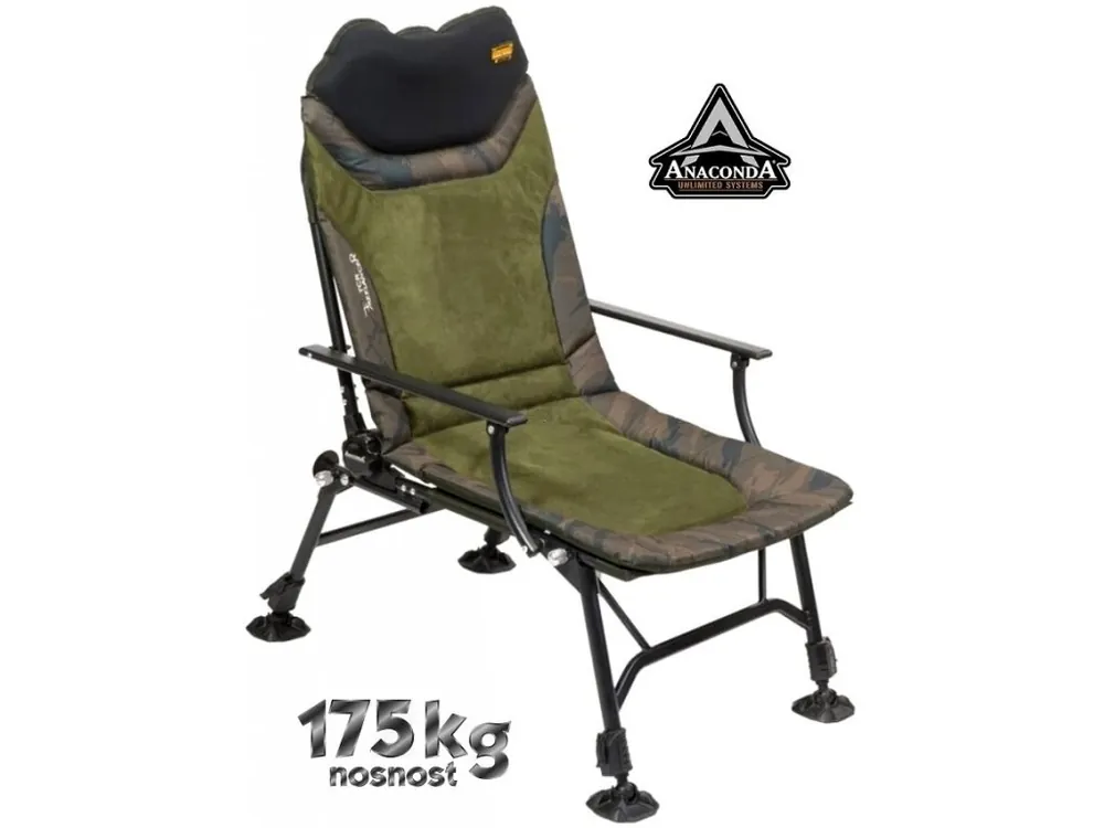 Rybářské křeslo Anaconda Freelancer Traditional Carp Recliner Chair Výprodej