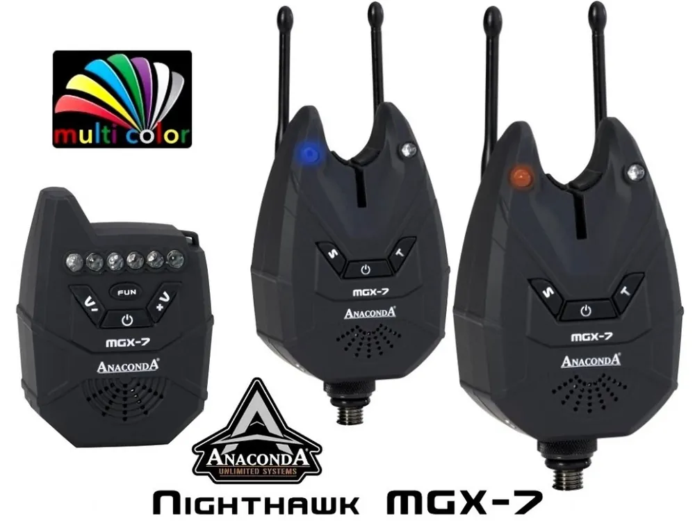 Bezpečná Platba Anaconda Nighthawk MGX-7 2er Set Multicolor sada hlásičů záběru