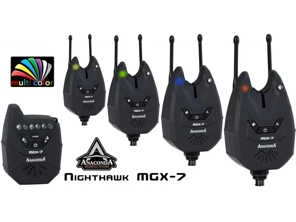 Anaconda Nighthawk MGX-7 4er Set Multicolor sada hlásičů záběru Top Prodej