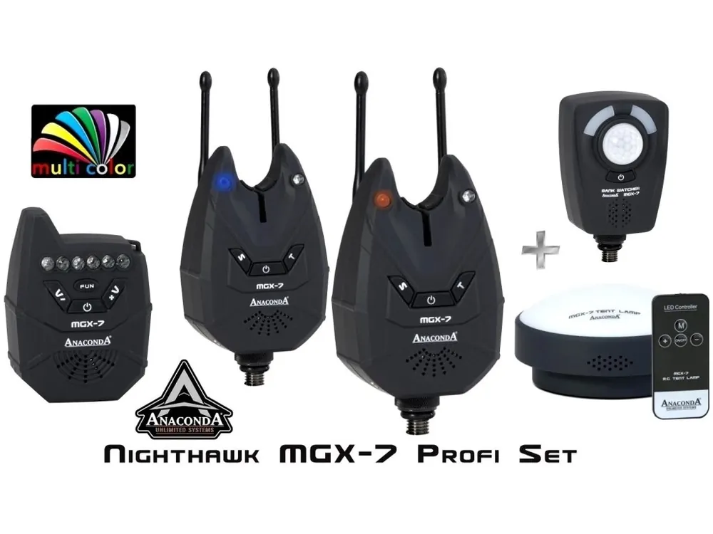 Anaconda Nighthawk MGX-7 2er Profi Set Multicolor sada hlásičů záběru Víkendová Akce
